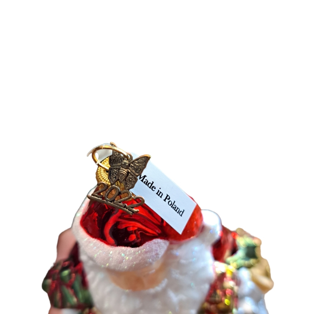 Neiman Marcus 2022 Santa Carrying Presents Christmas Tree Ornaments - Picture 4 of 4